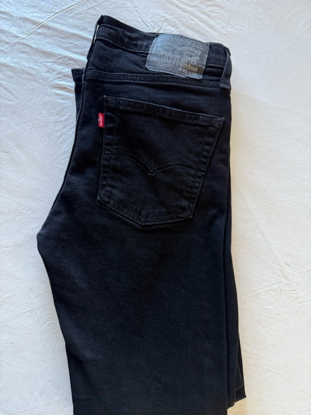 Levi's 510 Men's Black Jeans - Classic Straight Fit
